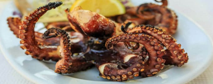 вкусный осьминог