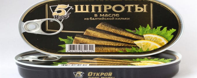 вкусные шпроты в масле