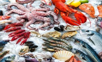 охлажденные морепродукты
