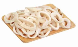 кальмар нарезанный кольцами