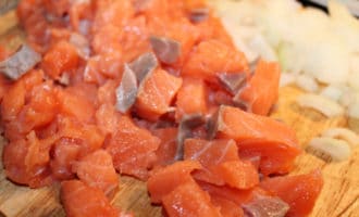 кусочки семги