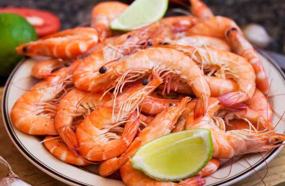 лангустины с лимоном