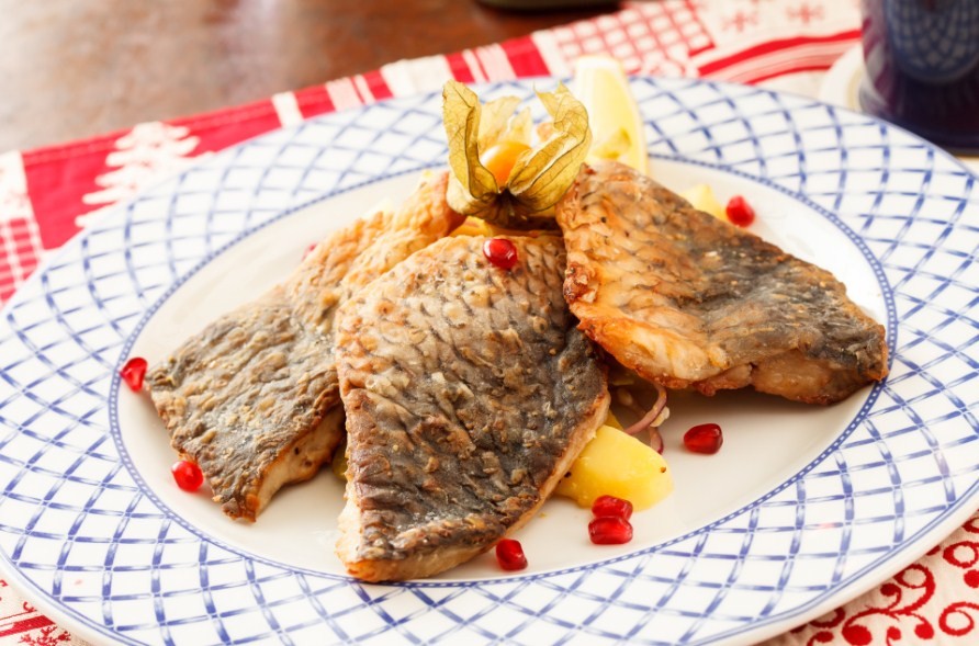 кусочки карася