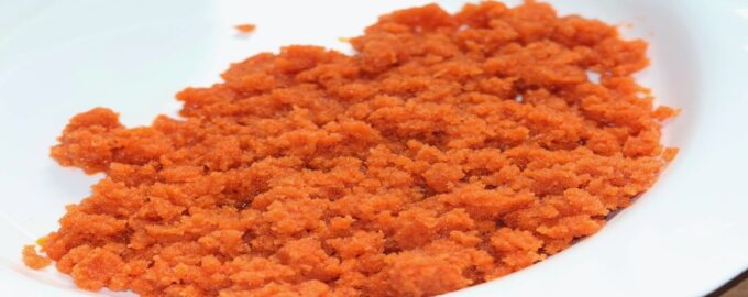 икра из крупы с томатом