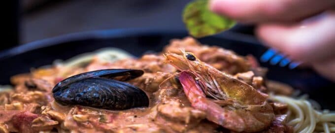 различные морепродукты